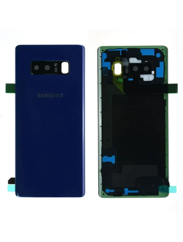 Vitre arrière Samsung Galaxy Note 8 (N950F) Bleu Origine
