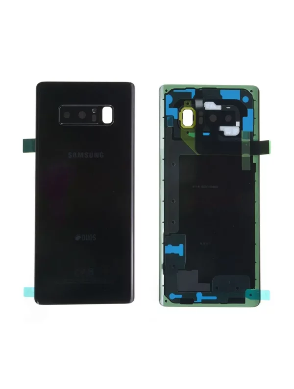 Vitre arrière Samsung Galaxy Note 8 (N950F) Noir Carbone Origine