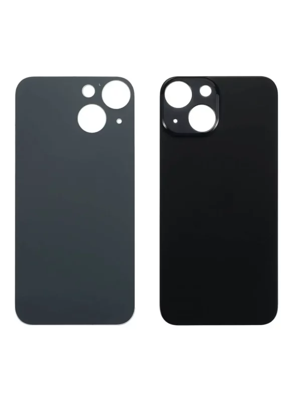 Vitre arrière iPhone 13 Noir Grand Trou Caméra