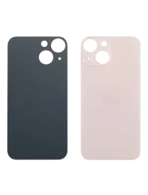 Vitre arrière iPhone 13 Rose Grand Trou Caméra