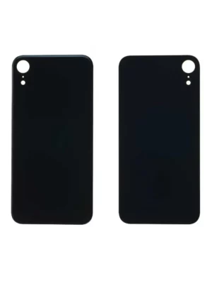 Vitre arrière iPhone XR Noir Grand Trou Caméra