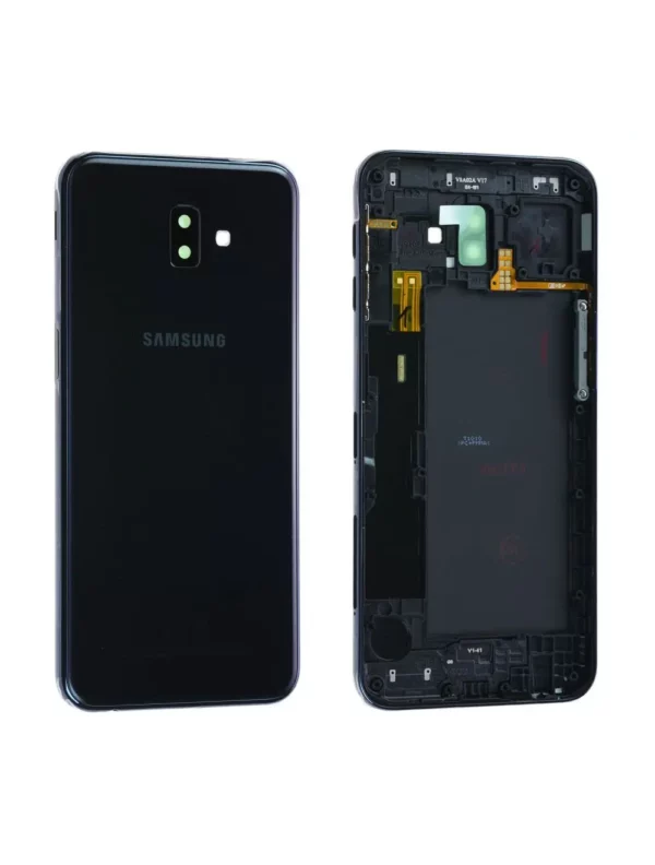 Coque arrière / Châssis Samsung Galaxy J6+ (J610F) Noir Origine