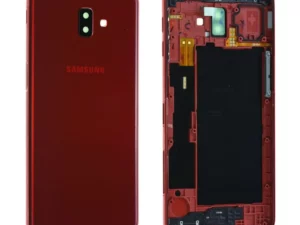 Coque arrière / Châssis Samsung Galaxy J6+ (J610F) Rouge Origine