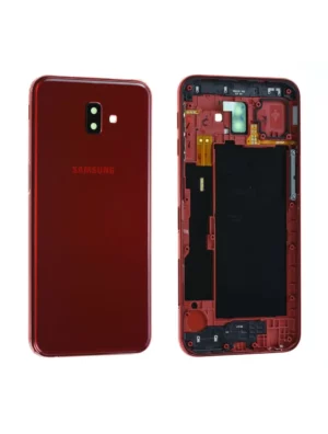 Coque arrière / Châssis Samsung Galaxy J6+ (J610F) Rouge Origine