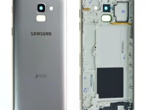 Coque arrière (Duos) / Châssis Samsung Galaxy J6 2018 (J600F) Or Origine