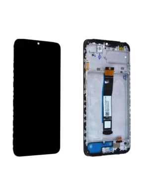 Écran Xiaomi Redmi 10C / Poco C40 Noir + Châssis Origine