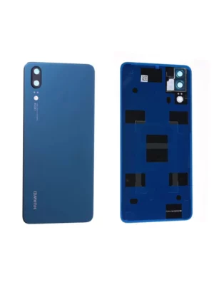 Vitre arrière Huawei P20 Bleu Origine