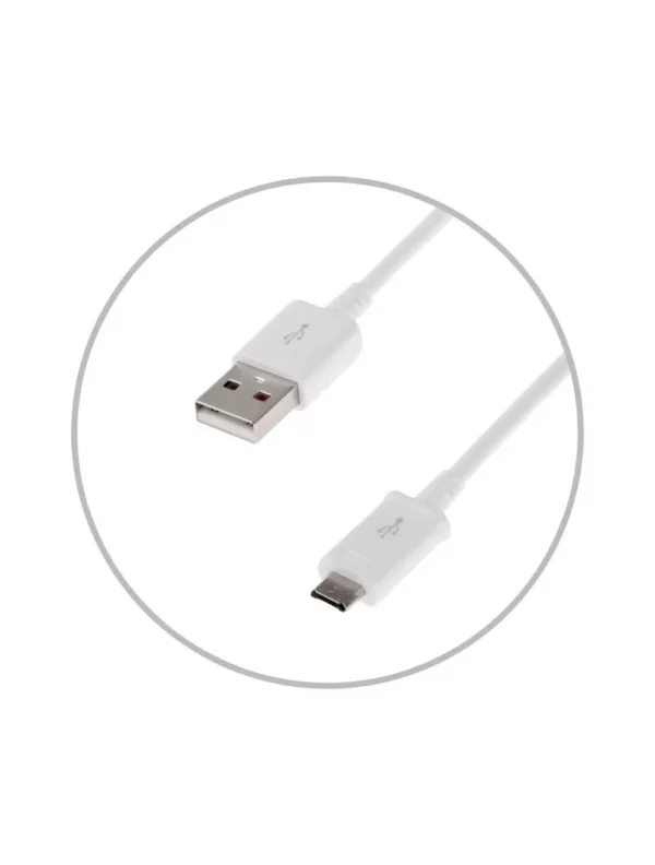 Câble Samsung Micro USB 1,50 m Blanc ECB-DU4EWE Origine