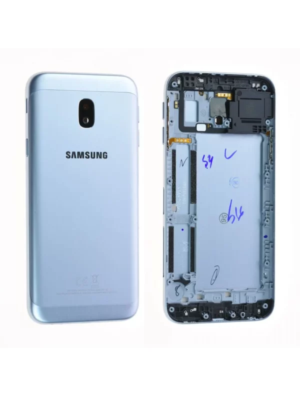 Coque arrière / Châssis Samsung Galaxy J3 2017 (J330F) Bleu