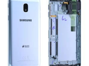 Coque arrière (Duos) Samsung Galaxy J3 2017 (J330F) Bleu