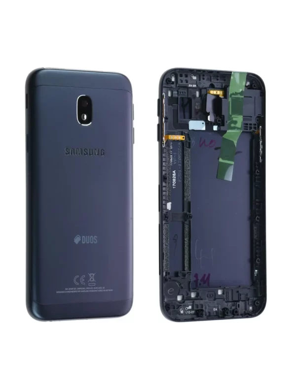 Coque arrière (Duos) Samsung Galaxy J3 2017 (J330F) Noir