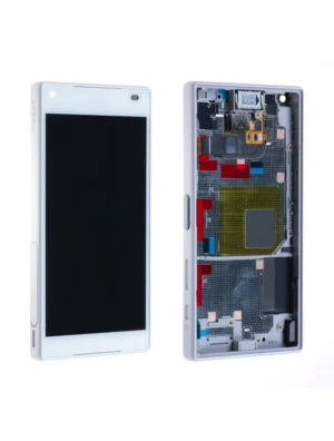 Écran Sony Xperia Z5 Compact (E5803) Blanc + Châssis Origine