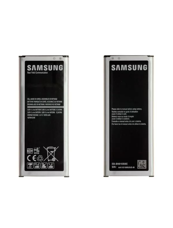 Batterie Samsung Galaxy Note 4 (N910F) Origine EB-BN910BBE