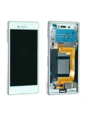 Écran Sony Xperia M4 Aqua (E2353) Blanc + Châssis Origine