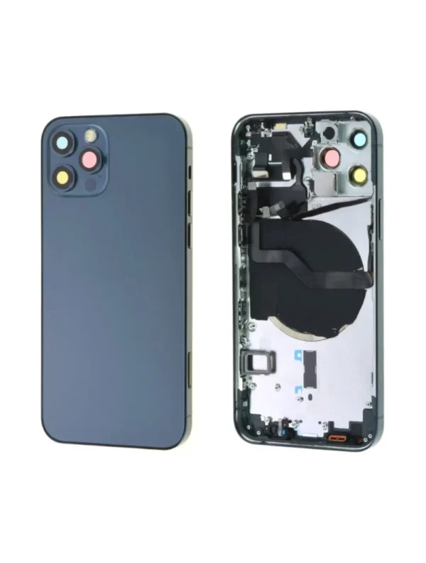 Vitre Arrière + Châssis iPhone 12 Pro Bleu