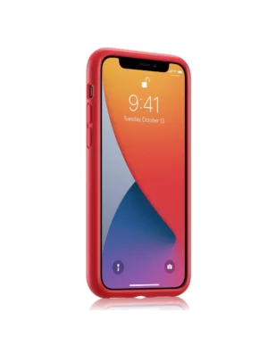 Phone-Bumper Coque iPhone 11 Pro Silicone Bumper Rouge